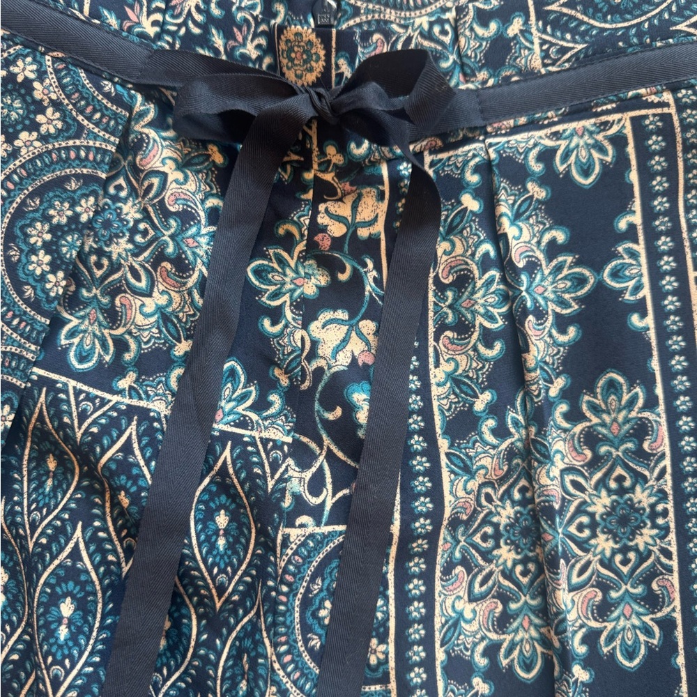 Bcbgmaxazria Blue Patterned Pants - image 6